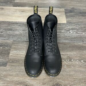 Black Lace Up Doc Martens Combat Boots